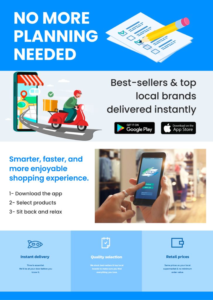Purchasing high-demand products using JOKR Retail